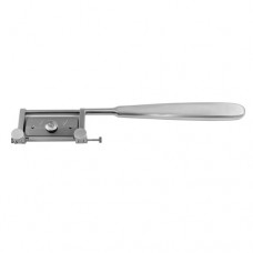 Silver Dermatome / Skin Graft Knife For Usual Razor Blade Stainless Steel, 19 cm - 7 1/2"